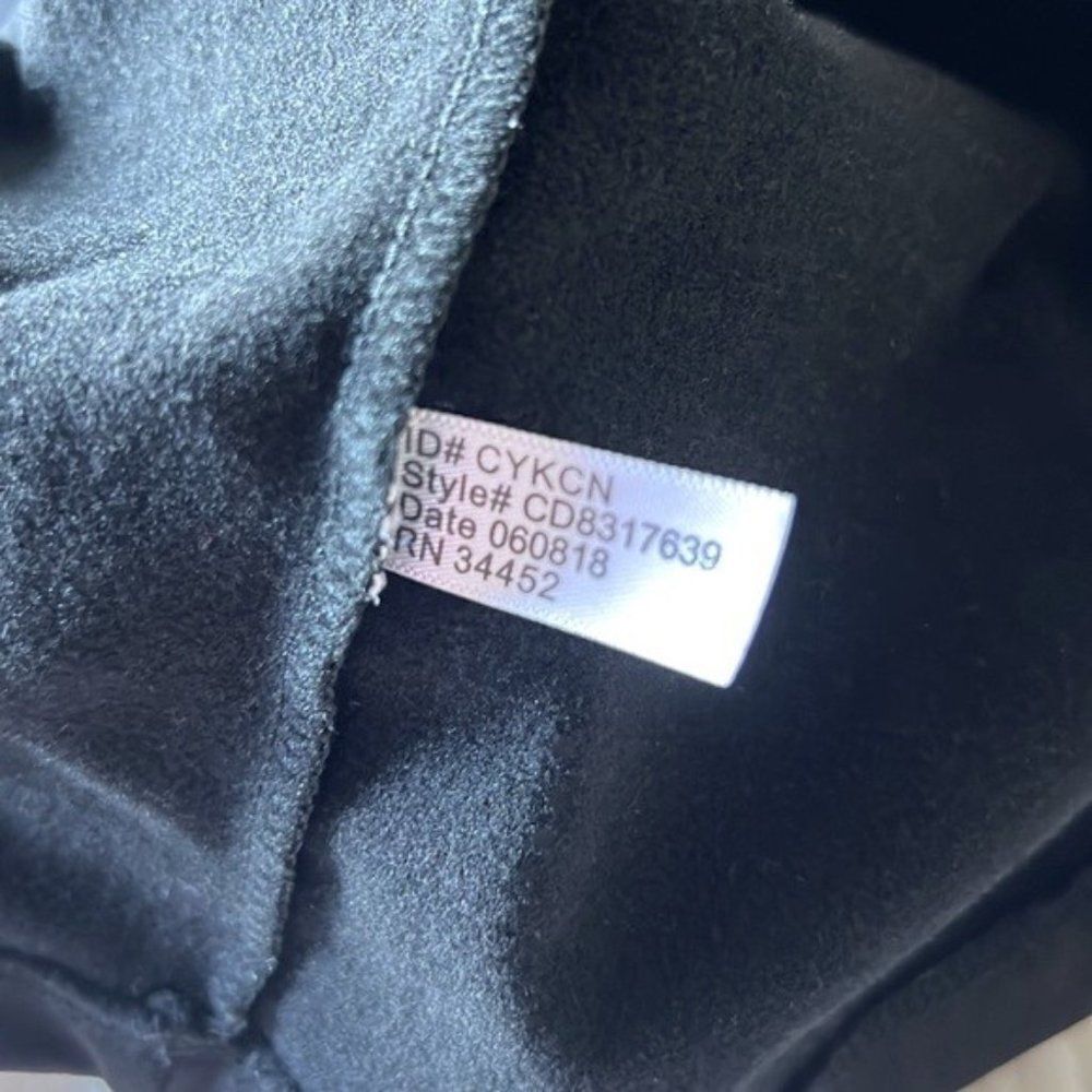 Cuddl Duds Women's Long Sleeve Crewneck Top - Black - Picture 9 of 10